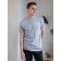 Male T -shirt, size 44, color gray melange