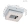 Fratelo lamp, 1x4W LED, 3000K, 400LM, chromium color