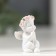 Souvenir Polystone "Angel Milashka" in a wreath of roses, mix, 3x2x2 cm