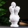 Figure "Angel on a ball with a harp" 32x13 cm