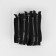 Lightning "Tractor", No. 5, connective, decorative link "Akuli tooth", castle machine, 90 cm, black/black nickel
