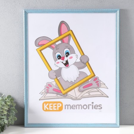Photo frame Plastic "Blue Style" 40x50 cm, blue