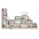 Lundby puppet house room, 44 cm