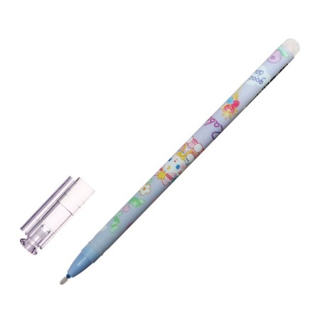 Gel pen with erased ink, blue rod, Bunny case, mix-1