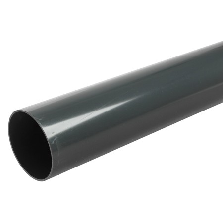 Pipe drain graphite 3000 mm Döcke lux