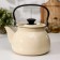 Spherical kettle, 3 l, induction, ivory color