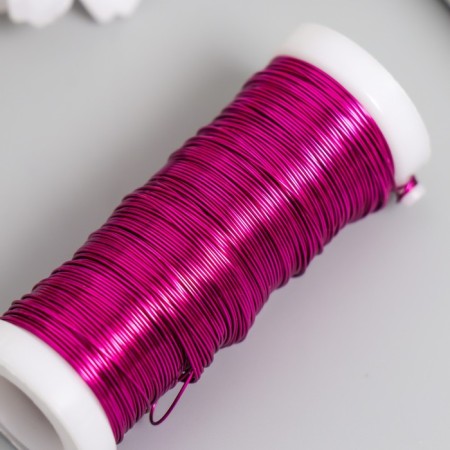 Wire for creativity "fuchsia" 30 meters, thickness 0.3 mm 5.5x2.2x2.2 cm-2