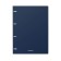 Notebook on A4 rings, 80 sheets in the Erichkrause "Classic", a plastic cover, an offset unit, whiteness is 100%, mix