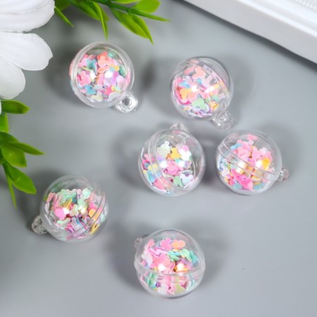 Suspension for creativity plastic "Ball - mouse" 2.5x2 cm-1