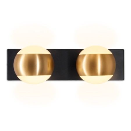 Wall rotary lamp with AMBRELLA LIGHT, WALL, FW575, G9, Black Sand, Gold-4