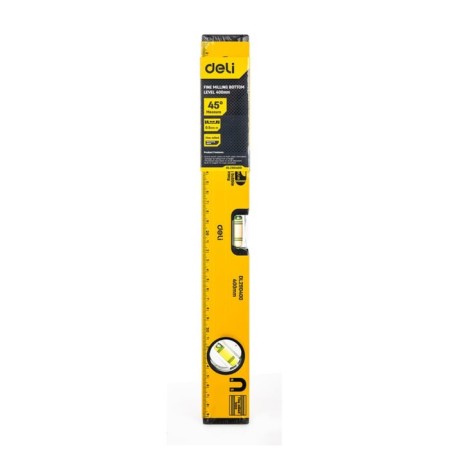 Construction level Deli DL290400 98291, measurement 45 °, aluminum alloy, 400 mm