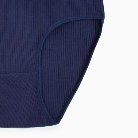 Panties female slips, dark blue color, rr 46-48-1