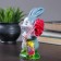 Piggy bank "Roose bouquet" 9x11x17cm