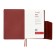 Dated 2025 diary, A5, 176 sheets of Escalada, a solid cover made of artificial leather, pancake embossing, lies, cream block 70 g/m2, brown