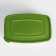 A set of food shares, 3 pcs: 1 l, 18.5 × 12 × 7 cm, rectangular, green color