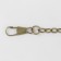 A chain for a bag, with carbines, iron, 5 × 7 mm, 120 cm, bronze color