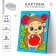 Picture on numbers for children "Funny Hedgehog", 21 x 15 cm