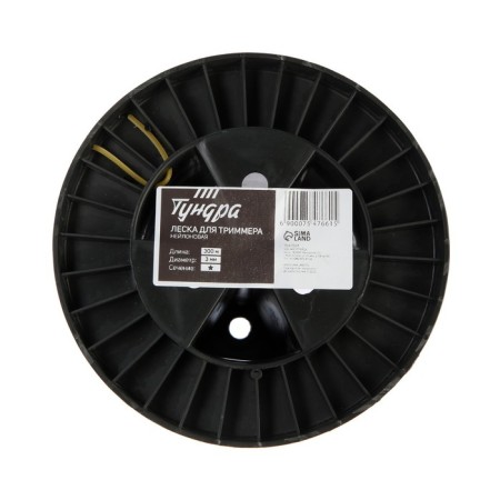 Flaim for the trimmer tundra, section star, d = 3 mm, 300 m, nylon-1