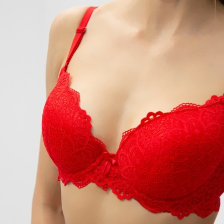 Women's bra, red color, size 85V-4