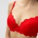 Women's bra, red color, size 85V