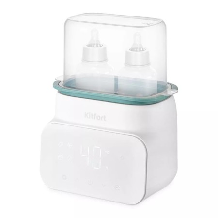 The heater-sterilizer of the bottle KitFort KT-2321, 500 watts, white-green
