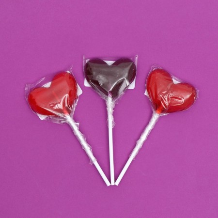 Caramel LENCO LENCO "Heart", Assorted, 18 g-1