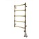 Domoterm electric heated towel rail "Vintage" P5, 500x950 mm, right, bronze