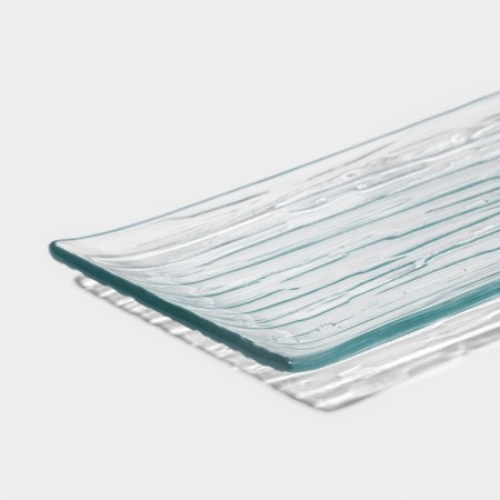 Glass Serving Dolyana "Accent", 19.5 × 9.5 cm, transparent color-2