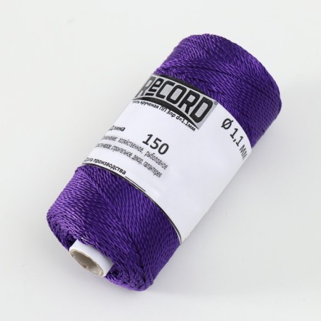 Thread twisted PP 3PR d = 1.1mm (150, fiol, sin, c4 "set 2 pcs)-2