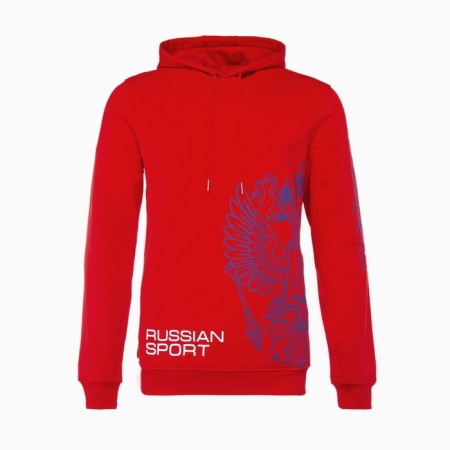 Hoody President Sports Emblem, Size, M, Red color