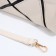 Bag Female Tout with zipper, white color