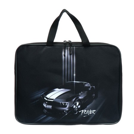 Folder with handles Textile A4, 370 x 280 x 60 mm, Stavia "Monochrome machine"