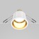 The built-in lamp Technical DL049-01WG, GU10, 1x12 W, 68x68x54 mm, white with gold