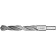 Zubrov metal drill, steel P6M5, protected shank, 16.5 x 184 mm, class in