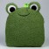 Baby backpack for the girl "Frog", plush