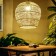 Lamp ceiling from the rattan "Jonathan" 1x120W, E27, 50x50x50 cm