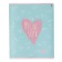 Notebook of 48 sheets in the My Love cage, cover coated cardboard, selective UV-keys, congructor, mix