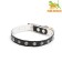 A collar with round rhinestones, 28 x 1 cm, Osh 21-25 cm, arts. The skin, black
