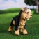Garden figure "Puppy Terrier" 13x24x28cm