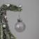 Christmas tree decor "with balls and sparkles, in a pot" 23x7.5 cm