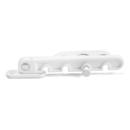 Window limiter for PVC white, zinc-2