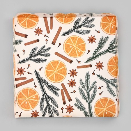 Cookie box, confectionery packaging, "miracles happen", 21 x 21 x 3 cm, new year-4
