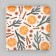 Cookie box, confectionery packaging, "miracles happen", 21 x 21 x 3 cm, new year