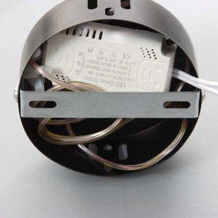 Bra "Ronda" LED 20W 6000k black 17x77 cm-6