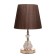 Justine table lamp 1x60W E27 gold 21x21x35 cm Risalux