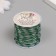 Contain cord on the Bobin "Green with silver" winding 15 m thick 2 mm 4.3x4.7x4.7 cm