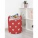 Basket for toys "White hearts, size 35x35 cm
