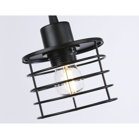 Lamp in the style of Loft Ambrella Light, Traditional, TR8068, E27, Black Color-4