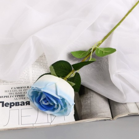 Artificial flowers "Vivaldi Rosa" D-7 50 cm, blue and blue