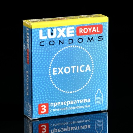 Condoms Luxe Royal Exotica, 3 pcs.